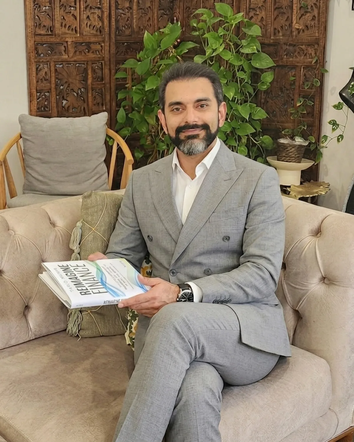 Tariq Munir, author of Reimagine Finance