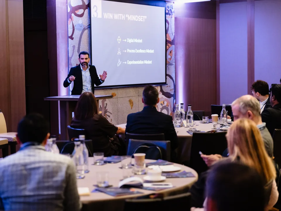 Tariq Munir presenting at Befree Elevate 2026