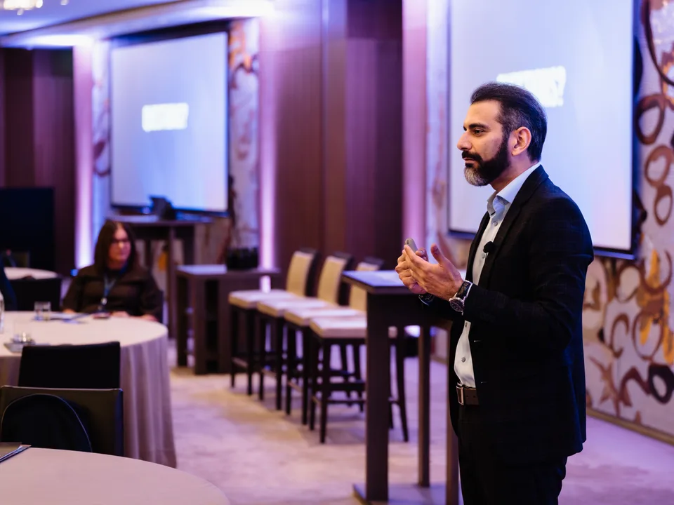 Tariq Munir on stage at Befree Elevate 2026